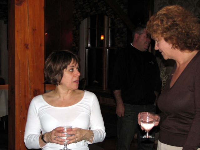 Marie Cody, Phil Doherty (in background), Dawn Burnham (11/7/08)
