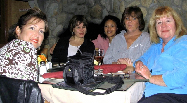 (L to R): Rose P, Marie Cody, Terri Washington, Nancy Saulnier, Jen Ducharme (9/20/08)